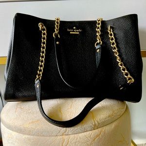 Kate Spade Black leather shoulder bag